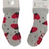 Fluffy socks with ABS grey red_1