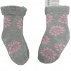 Fluffy socks with ABS pink grey_1