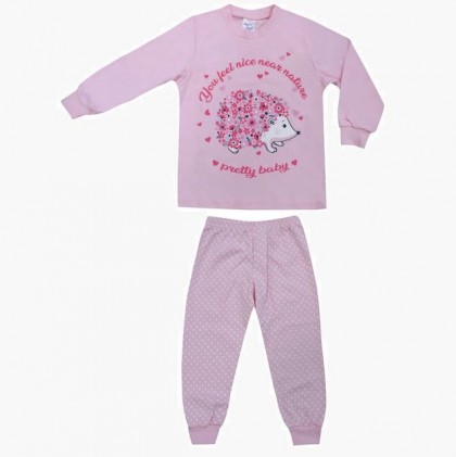 Happy Fits Pink Children's Pajamas