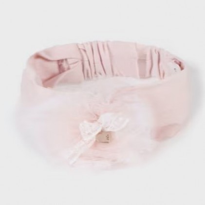 baby hair ribbon wide in fuxia color