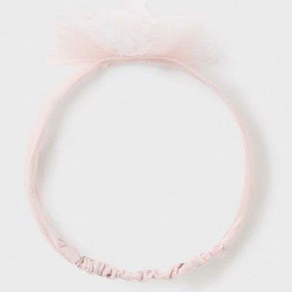 baby hair ribbon wide in fuxia color