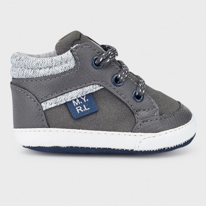 mayoral Mountain boots for baby boy grey