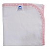 baby cotton embrace flannel white pink polka_2