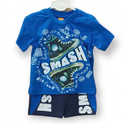 trax set of T-shirts and shorts for baby Boy Why not red