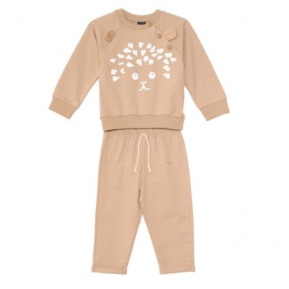 Baby Jumpsuit Jersey Sand