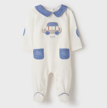 mayoral Long pyjamas for baby boy Blue