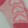Κάλτσες Αντιολισθητικές Βρεφικές Ροζ Καρδούλες_2