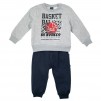 Children's Tracksuit With Vest Red Grey_2