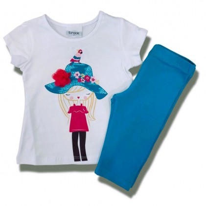 Girl's Clothing Set for Little Girl Turquoise