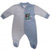 mayoral Long pyjamas for baby blue Pique_2