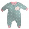 Baby bodysuit bear blue_2