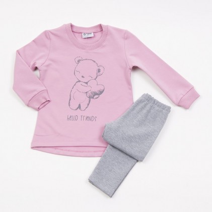 Children's Trax Tracksuit pink