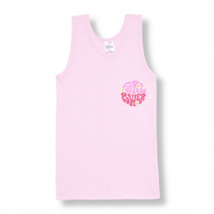 Sleeveless Girl Pink UnicornT-Shirt