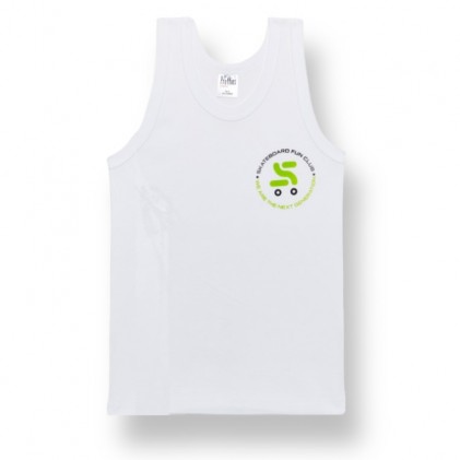 Childrens Sleeveless T Shirt white F1