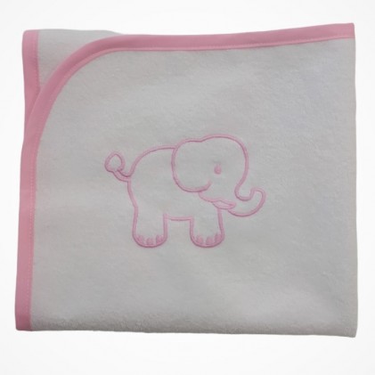 Σελτεδάκι 50Χ70 Ελέφαντας Ροζ