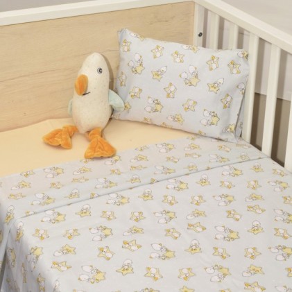 Crib Bed Sheets Happy Duck