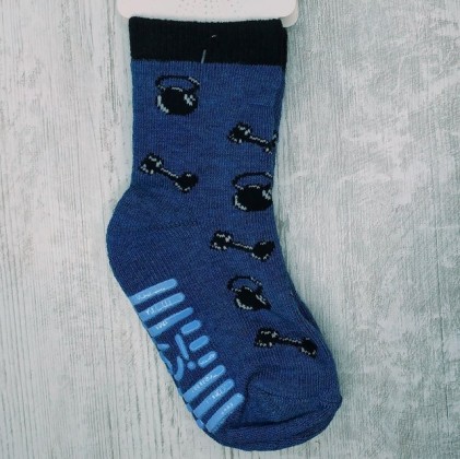 Κάλτσες Αντιολισθητικές Μπλε Μαύρο