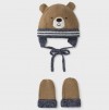 Brown Bear Hat With Gloves_1