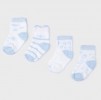 Baby Socks Beige Sky Blue_1