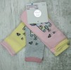 Baby Socks Half-Terry with ABS 3p pink grey_1