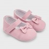 Βρεφικά Παπούτσια Μπαρέτες Με Φιογκάκι Ροζ_1