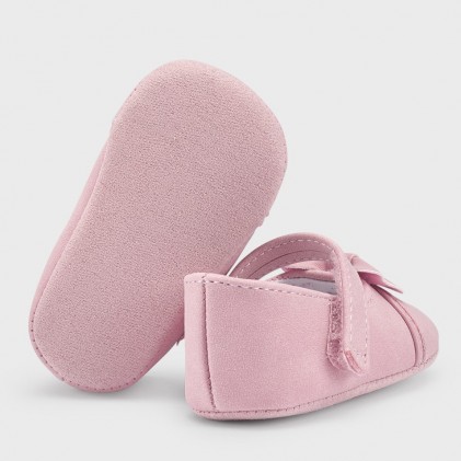 mayoral Padded booties for baby girl pink