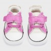 Βρεφικά Παπούτσια Sneakers Ροζ Φιογκάκι_3