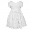 Φόρεμα Παιδικό Γκιπούρ Λευκό_1
