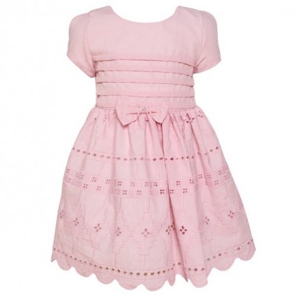 Φόρεμα Παιδικό Ροζ Γκιπούρ