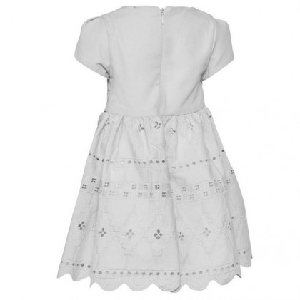 Φόρεμα Παιδικό Γκιπούρ Λευκό
