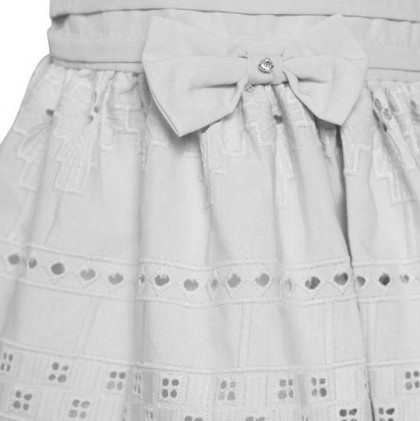 Φόρεμα Παιδικό Γκιπούρ Λευκό