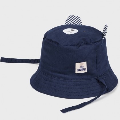 Βρεφικό Καπέλο Διπλής όψης Bear Blue