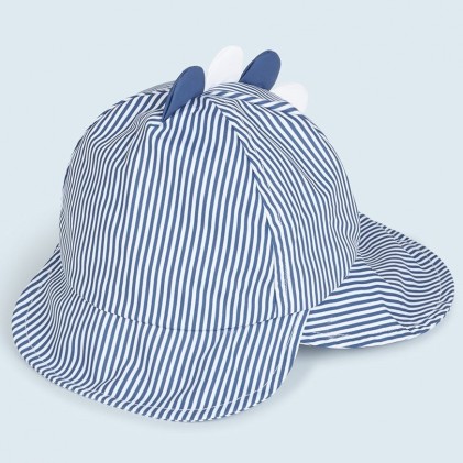 Βρεφικό Καπέλο Υφασμάτινο Αντηλιακό Μπλε