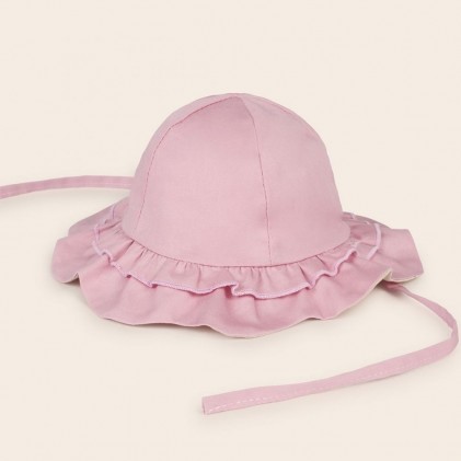 Καπέλο Βρεφικό Κορίτσια Διπλής όψης Ροζ
