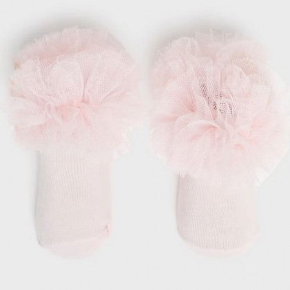 Socks With Pink Ruffles
