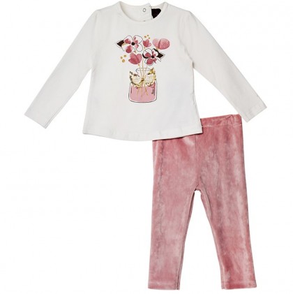 Baby Jumpsuit Jersey flowers