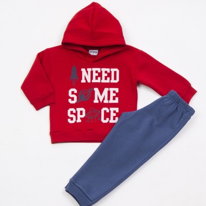 Children's Hoodie Space Red