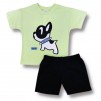 Children's Summer Clothes Set Trax Happy Dog Lime_1