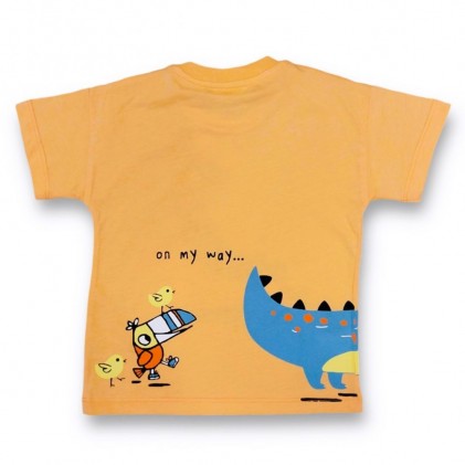 Children's Summer Clothing Set Gator Orange