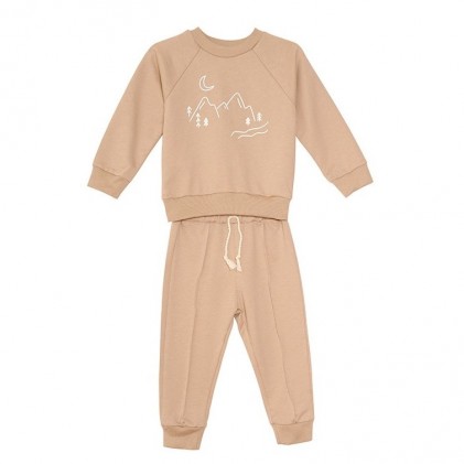 Baby Jumpsuit Jersey Beige