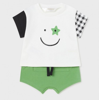 baby Clothing Set Smile Green