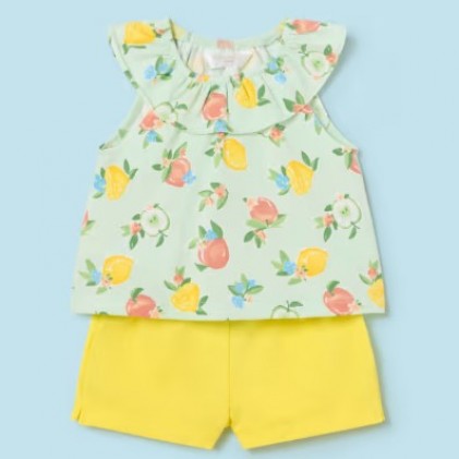 Baby Set For Girls Mint Yellow