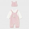 mayoral Newborn romper with hat Baby Pink_1