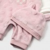 mayoral Newborn romper with hat Baby Pink_2