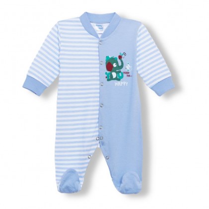 mayoral Long pyjamas for baby blue Pique