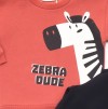 Παιδική Φόρμα trax Κεραμιδί Zebra Dude_2