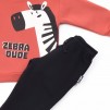 Παιδική Φόρμα trax Κεραμιδί Zebra Dude_3