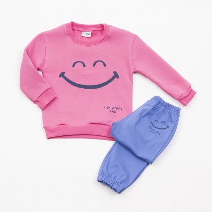 Children's uniform set Dark Pink Smile