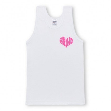 Sleeveless baby T-Shirt pink hart