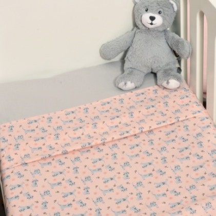 Crib Sheets Moon pink